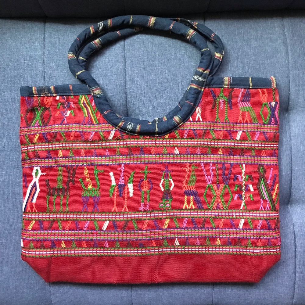 100% Handmade Guatemalan Market Bag